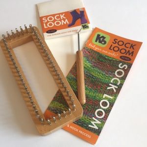 Sock Loom Knitting Board Set Metal Pegs Kb Authentic